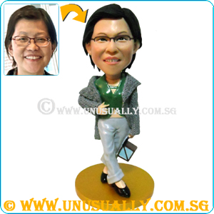 Custom 3D Trendy Lady Figurine